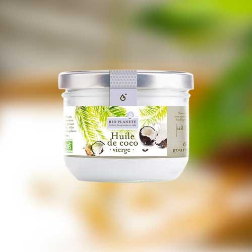 Huile de coco vierge BioPlanète. Indispensable !