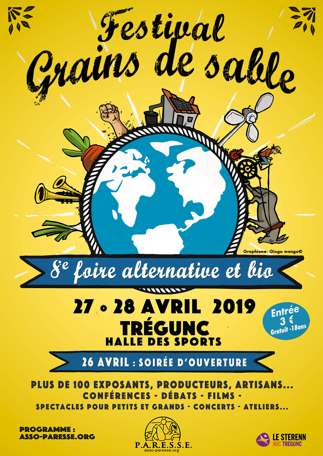 Festival Grains de sable // Trégunc // 27 & 28 avril 2019